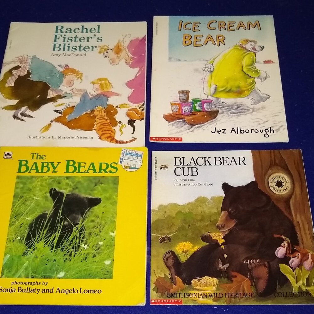 Black Bear Cub + the baby Bears + Ice Cream Bear + Rachel Fister's Blister